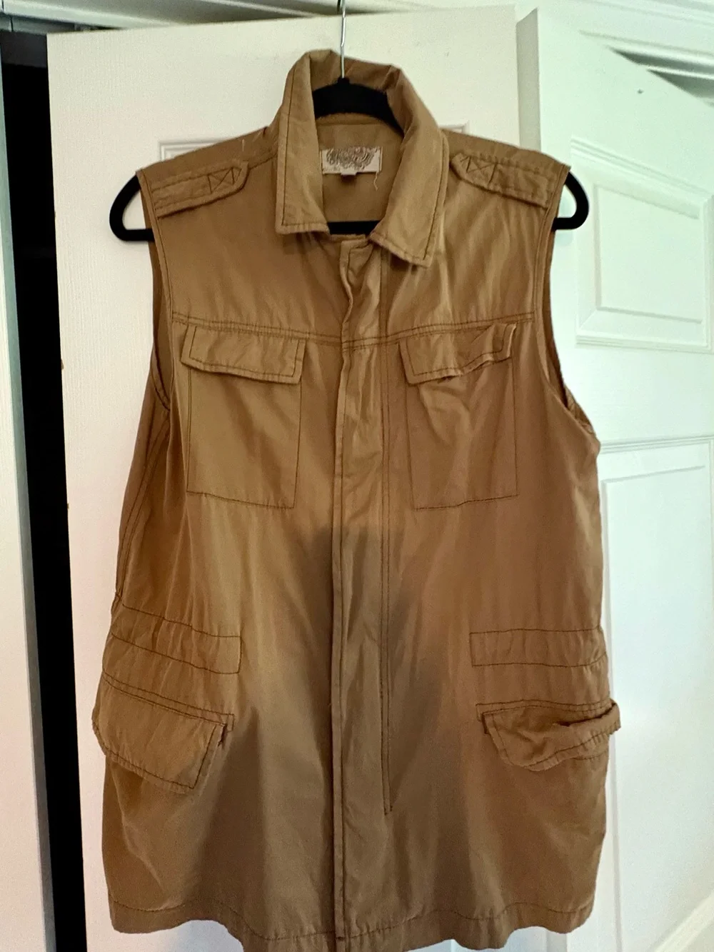Ecote Utility Vest in Tan